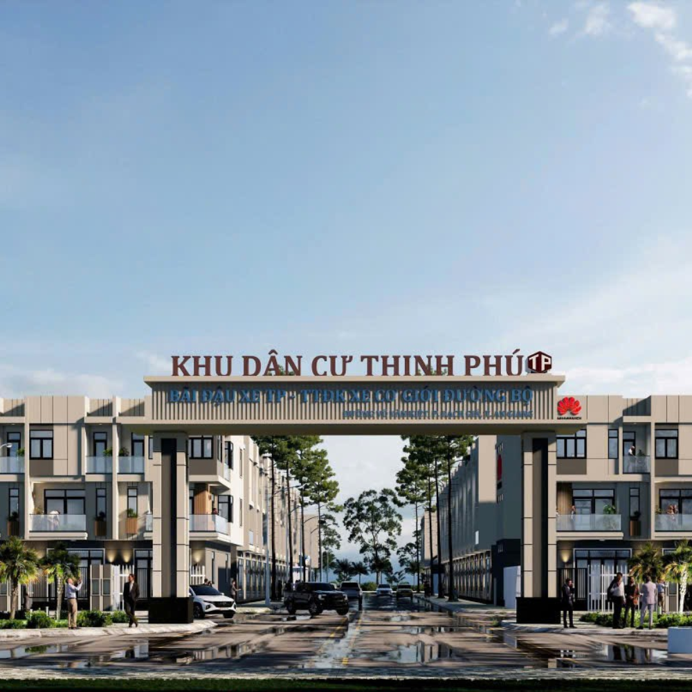 Khu dân cư Thịnh Phú – Trục đường số 1 (đường Võ Văn Kiệt)